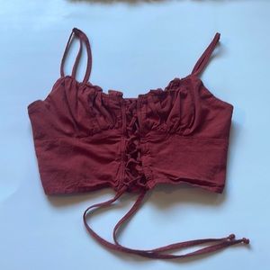 Pacsun Crop Top corset